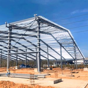 AutoCAD Designed Prefabricated Metal Warehouse For Optimal Storage Solutions