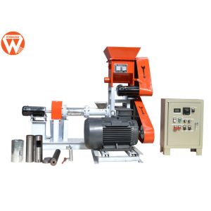 15kw Fish Feed Extruder Machine Capacity 30kg/H-2t/H Low Power Consumption
