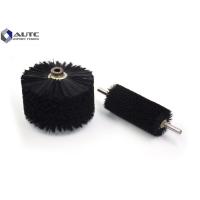 Buy cheap Spiral Industrial Roller Brushes Bristle Galvanized Metal Easy Install Soft product