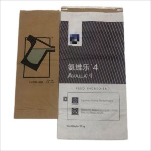 Industrial Kraft Paper Sacks in White Or Brown for Packaging powders and