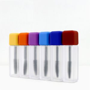 Buy cheap Length 75mm Rubber Frosted Plastic Mascara Tube 5ml from wholesalers