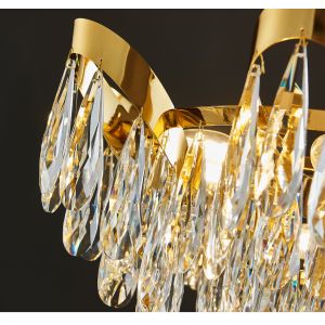 Buy cheap Luxury Crystal Chandelier For Living Room Led Gold basket empire crystal chandelier(WH-CY-226) from wholesalers