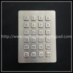 Buy cheap ODM 24 Key Backlit Numeric Keyboard Access Control Digital Metal Keyboard from wholesalers
