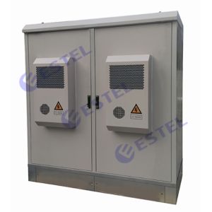 Buy cheap Rainproof Two Compartment Base Station Cabinet Aircon Cooling IP55 For Commmunication Equipment from wholesalers