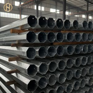 Buy cheap 9M 10M 12M Hot Dip Galvanized Concrete Electric Pole 33KV Steel Tower Pole for Power Distribution Equipment from wholesalers