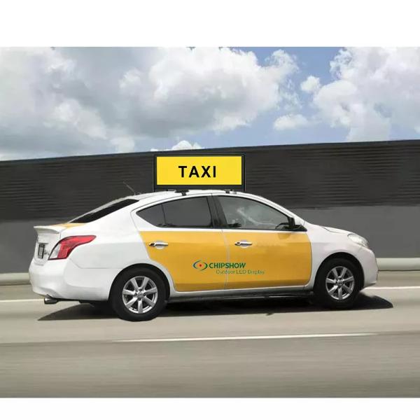 Quality Two Side Outdoor Taxi Top Led Display Advertising Signs P2 P2.5 P3 P4 P5 for sale
