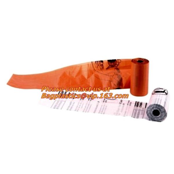 Dog Waste Bags with Dispenser, Disposable Recycling Colorful Custom Bio Eco Friendly Biodegradable Pet Dog Poo Waste Bag