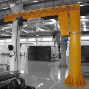 Buy cheap Workshop Use Floor Mounted Jib Crane Pendent Wire Control 0.5r / Min from wholesalers
