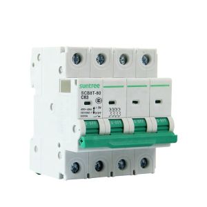 Buy cheap 125Amp 100A 8KA SCB8T MCB Circuit Breakers from wholesalers