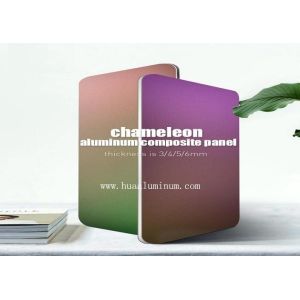 Buy cheap 1500*3000mm Chameleon ACP Aluminium Composite Panel Fire Retardant from wholesalers