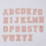 Buy cheap Diy Towel Embroidery Alphabet Pattern Glitter Varsity Iron On Chenille Letter Patches from wholesalers