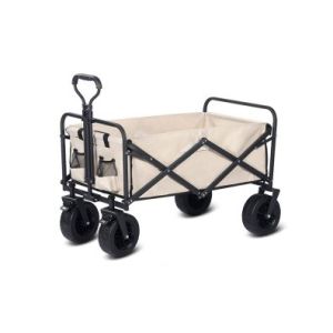 Buy cheap Big Wheels Garden Camping Wagon with Stainless Steel Material and Easy Folding Design from wholesalers