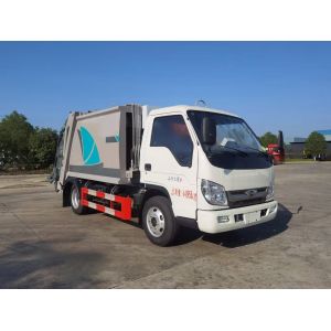 Buy cheap 4x2 6 Wheels 5cbm Foton Mini Garbage Compression Truck with Manual Transmission and EURO 5 Emission Standard from wholesalers