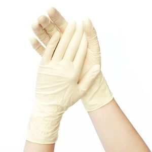 Buy cheap Non Sterile Disposable Latex Examination Gloves Synthetic Latex Gloves from wholesalers