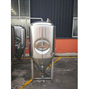 Buy cheap 1000L Beer Fermentation Tanks , Stainless Steel Double Jacket Tank Fermenter With Dry Hopping from wholesalers