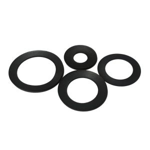 Buy cheap Shore hardness 60 filled PTFE piston rings , 100% testing PTFE fittings parts from wholesalers