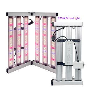 Buy cheap ANDY Customizable Driver Samsung LM281B LM301H EVO Chips Full Spectrum Small 6 Bar 320W LED Grow Lights for Indoor Grow Tent from wholesalers