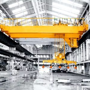 Buy cheap QC Model Double Girder Overhead Crane With Magnet from wholesalers