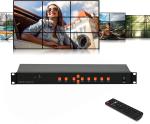Buy cheap RS232 9CH LCD Video Wall Controller 3x3 2x4 4x2 HDMI DVI VGA USB For 9 TV from wholesalers