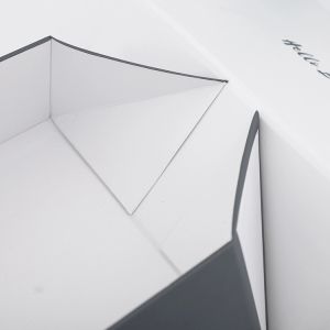 Buy cheap Elegant White Cardboard T Shirt Packaging Boxes Flat Apparel Glossy from wholesalers