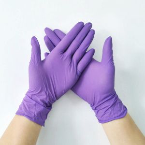 Buy cheap Blue Nitrile Gloves No Powder 3mm Thickness EN455-1 Certificates CE Nitrile Gloves from wholesalers