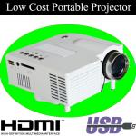 Buy cheap White Black Color LED Lamp Mini Projector HDMI With Retail Package For Kids Birthday Gift from wholesalers