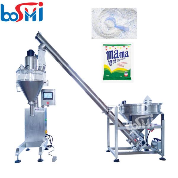 PLC Control Detergent Powder Filling Packing Machine Semi Automatic