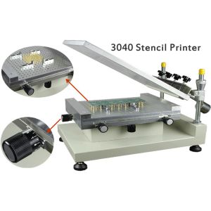 High Precision 3040 Stencil Printer + CHMT48VB With Vibration Feeder + T961