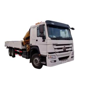 Buy cheap Weichai Engine High Powerhorse Special Vehicles SINOTRUK HOWO 8T Truck Mounted Crane from wholesalers