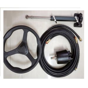 Buy cheap 150HP Outboard Hydraulic Steering System , 32cm Steering Helm Kit from wholesalers