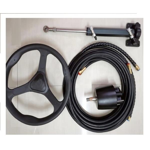 Quality 150HP Outboard Hydraulic Steering System , 32cm Steering Helm Kit for sale