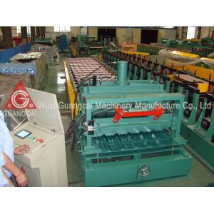Roof Panel Glazed Tile Forming Machine With Elegant And Beautiful Appearance