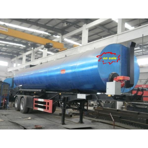 Buy cheap Cylinder Hot Asphalt Trailer Automatic Heating Asphalt Tanker Semitrailer from wholesalers