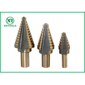 Buy cheap Straight Flute HSS Step Drill Bit , 2 Inch Step Drill Bit For Multiple Hole product