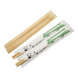 Buy cheap Washable Customized Packaging Round Bamboo Chopsticks No Burrs 19.5cm from wholesalers