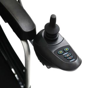 2025 Intelligent Folding Electric Wheelchair Powerful Brake Joystick Walker and