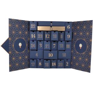 Cardboard C2S artpaper Custom Advent Calendar Box Christmas Gift