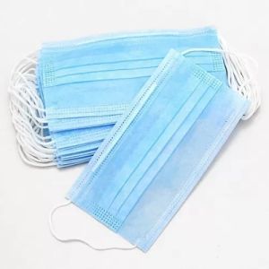 China Blue Color Disposable Earloop Face Mask Hypoallergenic High Filtration Capacity on sale