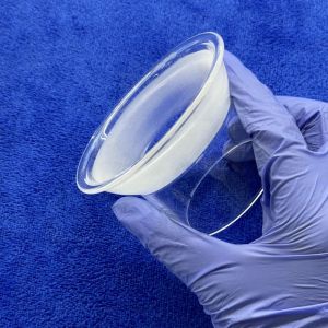 Professional Custom Quartz Flanged Pipe High Temperature High Purity