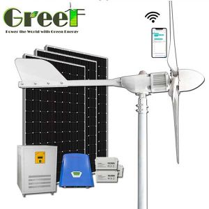 Buy cheap Low Noise Hybrid Solar Wind Generator Wind Speed 3KW For Home from wholesalers