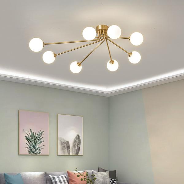 Minimalist chandelier Nordic decor Surface Mounted lamp gold chandelier(WH-MI