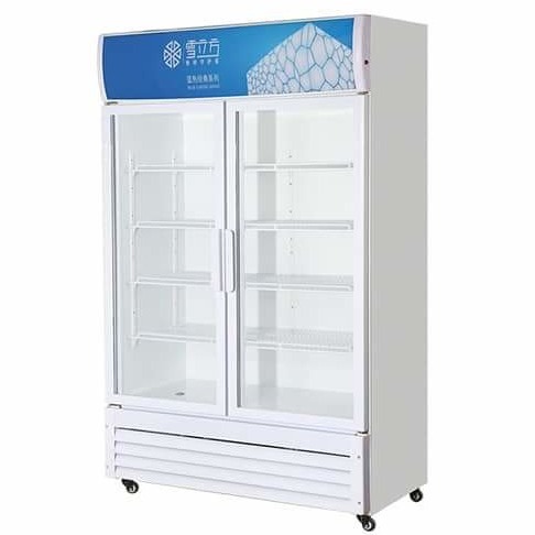 Buy cheap Double glass doors Economic display type refrigerate and preserve freshness beer cabinet for drinks from wholesalers