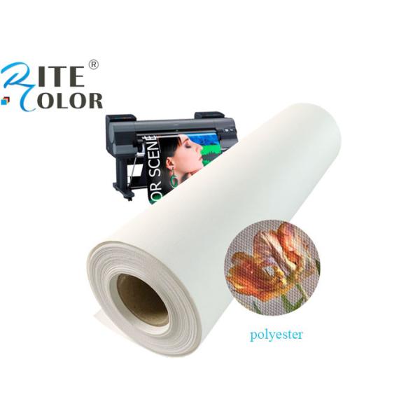 Matte Inkjet Printing Polyester Canvas Roll 600d Eco Solvent 24" 36"