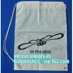 Buy cheap biodegradable Customized Laundry Drawstring Poly Bag Plastic Laundry Bag For Hotel With Own Logo,Poly Plastic Drawstring from wholesalers