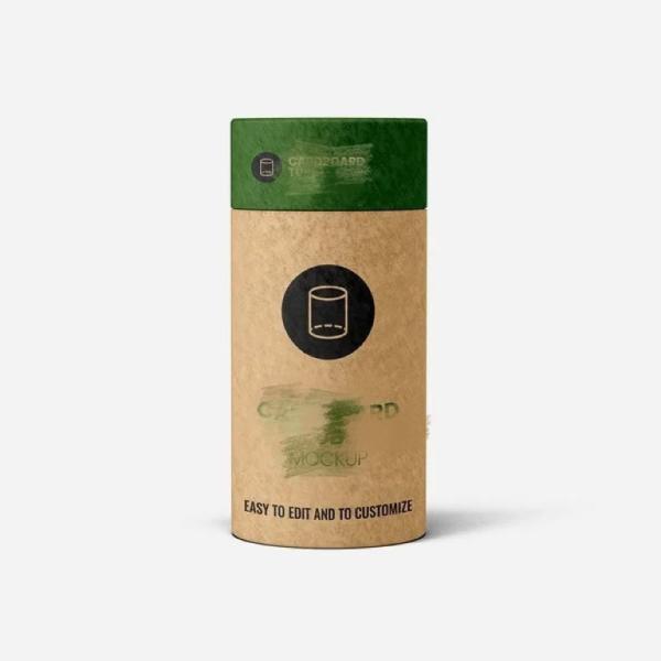Quality High Quality Kraft Paper Tube With Custom Design Paper Can Packaging for sale