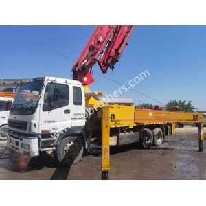 Buy cheap 2013 Putzmeister 38m Mobile Pipeline Concrete Pump for Precise Concrete Placement from wholesalers