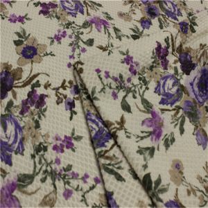 Buy cheap Plain 100 Polyester Patterned Upholstery Material SGS Approved from wholesalers