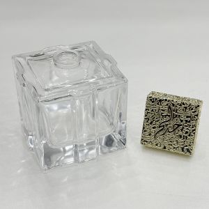 Square Zamak Perfume Caps With Customized Features Die Casting Process