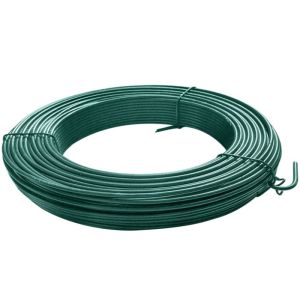 Bwg 8 - 35 Q195 Metal Binding Wire Green Color Pvc Coated