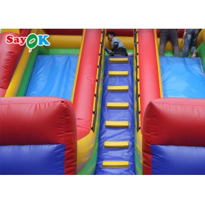 Buy cheap Outdoor Inflatable Slide Simple PVC Inflatable Bouncer Slide Blow Up Double Dry Slide Inflatable Slide For Kids from wholesalers